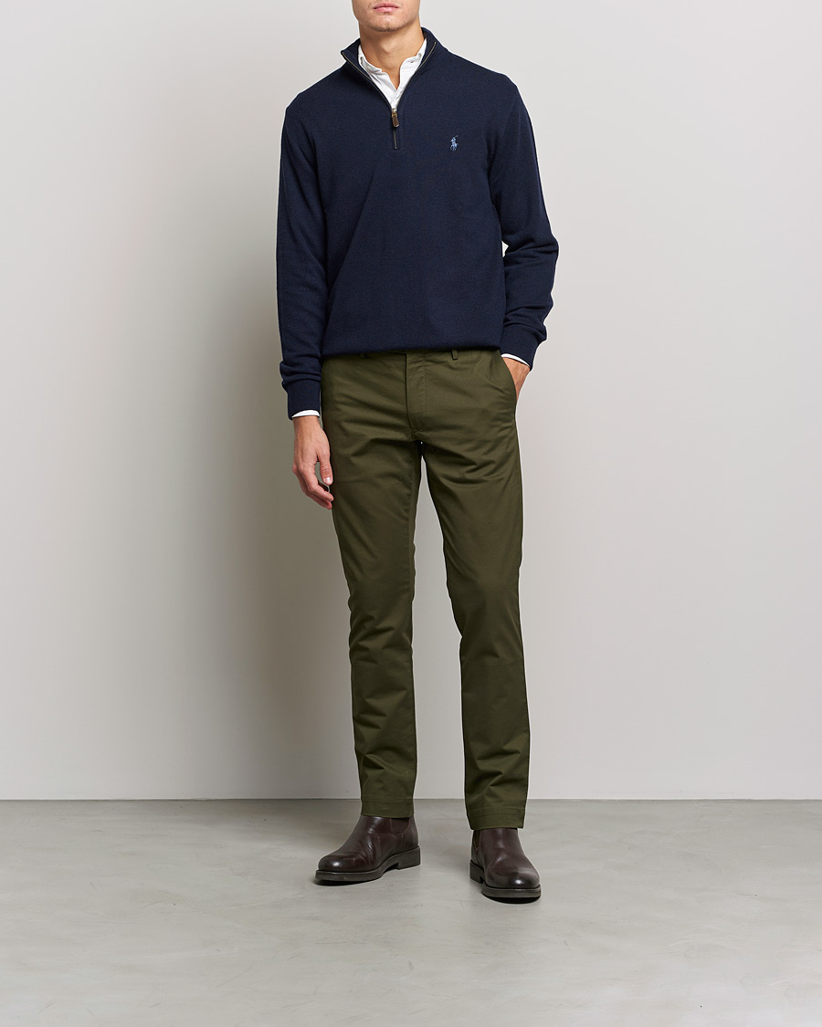 Herr | Byxor | Polo Ralph Lauren | Slim Fit Stretch Chinos Armadillo Green
