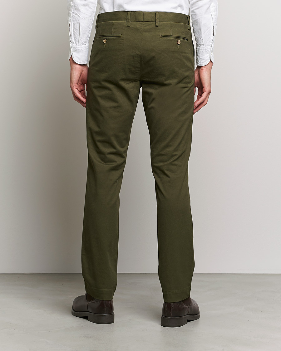 Herr | Byxor | Polo Ralph Lauren | Slim Fit Stretch Chinos Armadillo Green