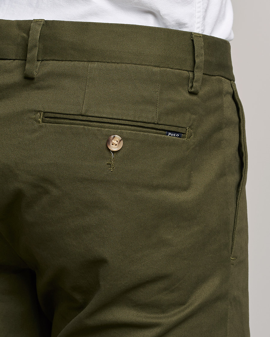 Herr | Byxor | Polo Ralph Lauren | Slim Fit Stretch Chinos Armadillo Green