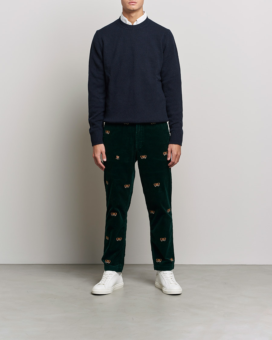 Herr | Byxor | Polo Ralph Lauren | Prepster Corduroy Printed Fox Pants College Green