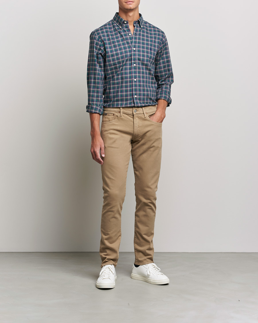 Herr | Byxor | Polo Ralph Lauren | Sullivan Slim Fit 5-Pocket Denim Khaki Hill