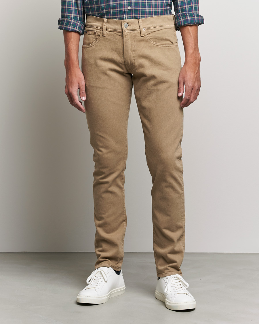 Herr | Byxor | Polo Ralph Lauren | Sullivan Slim Fit 5-Pocket Denim Khaki Hill