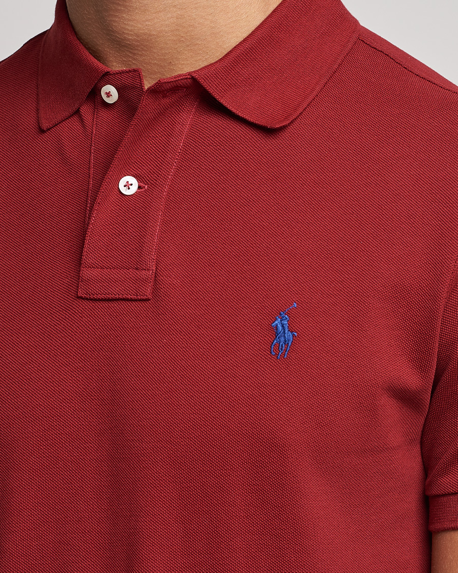 Herr | Pikéer | Polo Ralph Lauren | Custom Slim Fit Polo Holiday Red