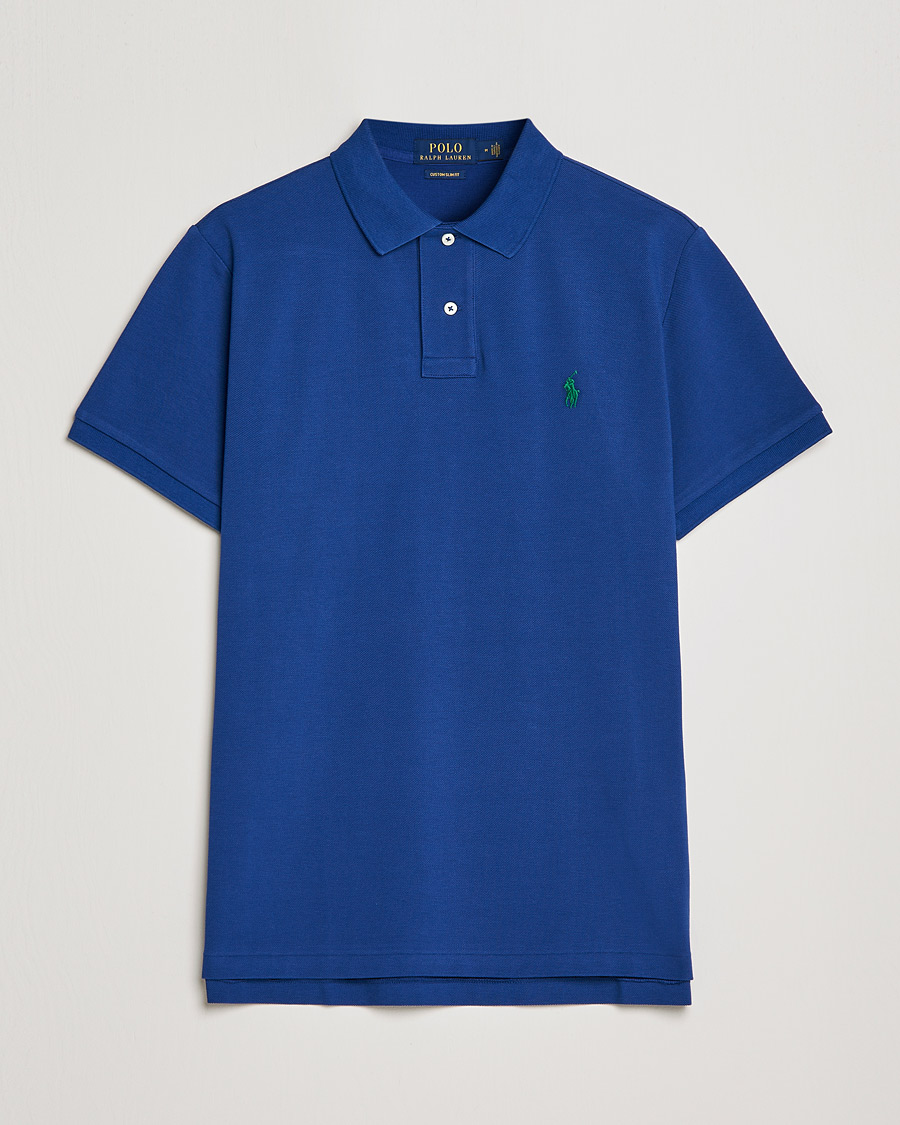 Herr | Pikéer | Polo Ralph Lauren | Custom Slim Fit Polo Harrison Blue