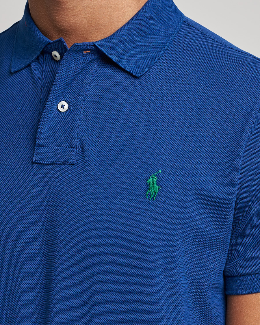 Herr | Pikéer | Polo Ralph Lauren | Custom Slim Fit Polo Harrison Blue