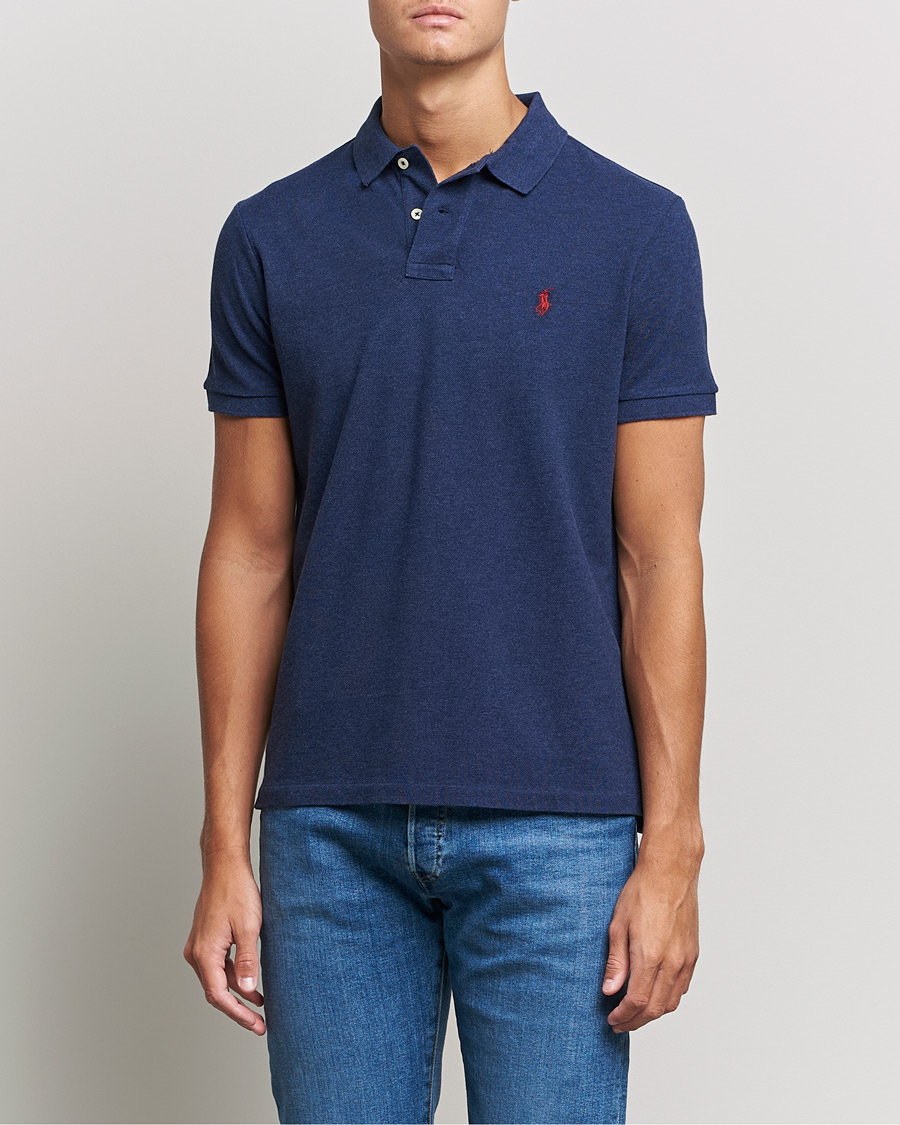 Herr |  | Polo Ralph Lauren | Custom Slim Fit Polo Spring Navy Heather