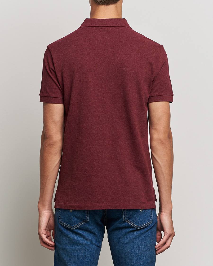 Herr | Pikéer | Polo Ralph Lauren | Custom Slim Fit Polo Spring Wine Heather