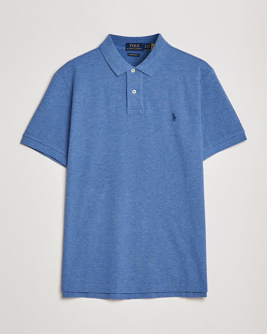 Herr | Pikéer | Polo Ralph Lauren | Custom Slim Fit Polo Bedford Heather