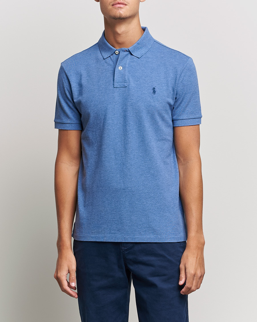 Herr | Pikéer | Polo Ralph Lauren | Custom Slim Fit Polo Bedford Heather
