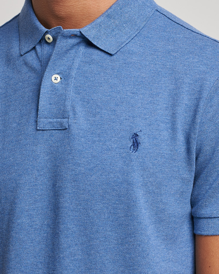 Herr | Pikéer | Polo Ralph Lauren | Custom Slim Fit Polo Bedford Heather