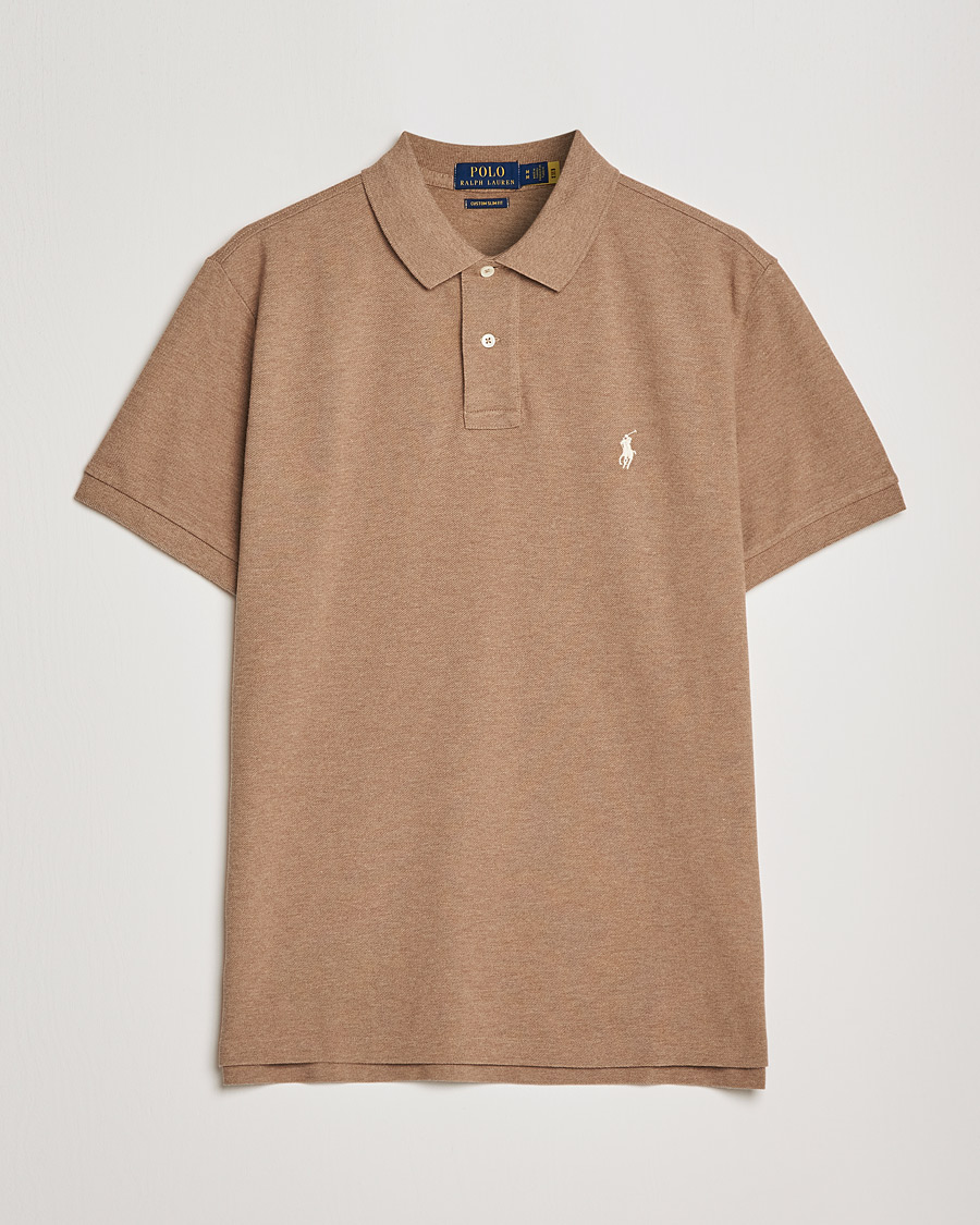 Herr | Pikéer | Polo Ralph Lauren | Custom Slim Fit Polo Italian Heather