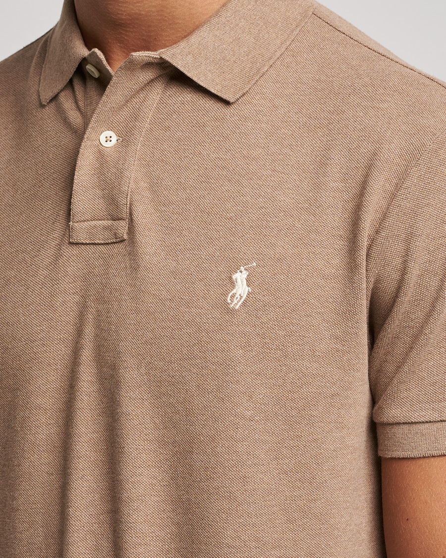 Herr | Pikéer | Polo Ralph Lauren | Custom Slim Fit Polo Italian Heather
