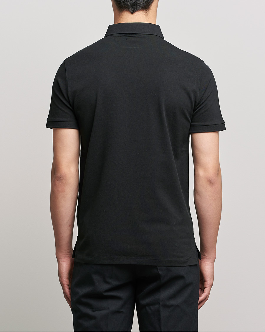 Herr | Pikéer | Polo Ralph Lauren | Custom Slim Fit Half Zip Polo Black