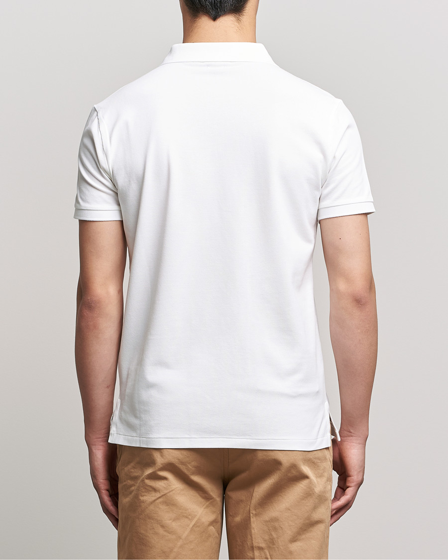 Herr | Pikéer | Polo Ralph Lauren | Custom Slim Fit Half Zip Polo White