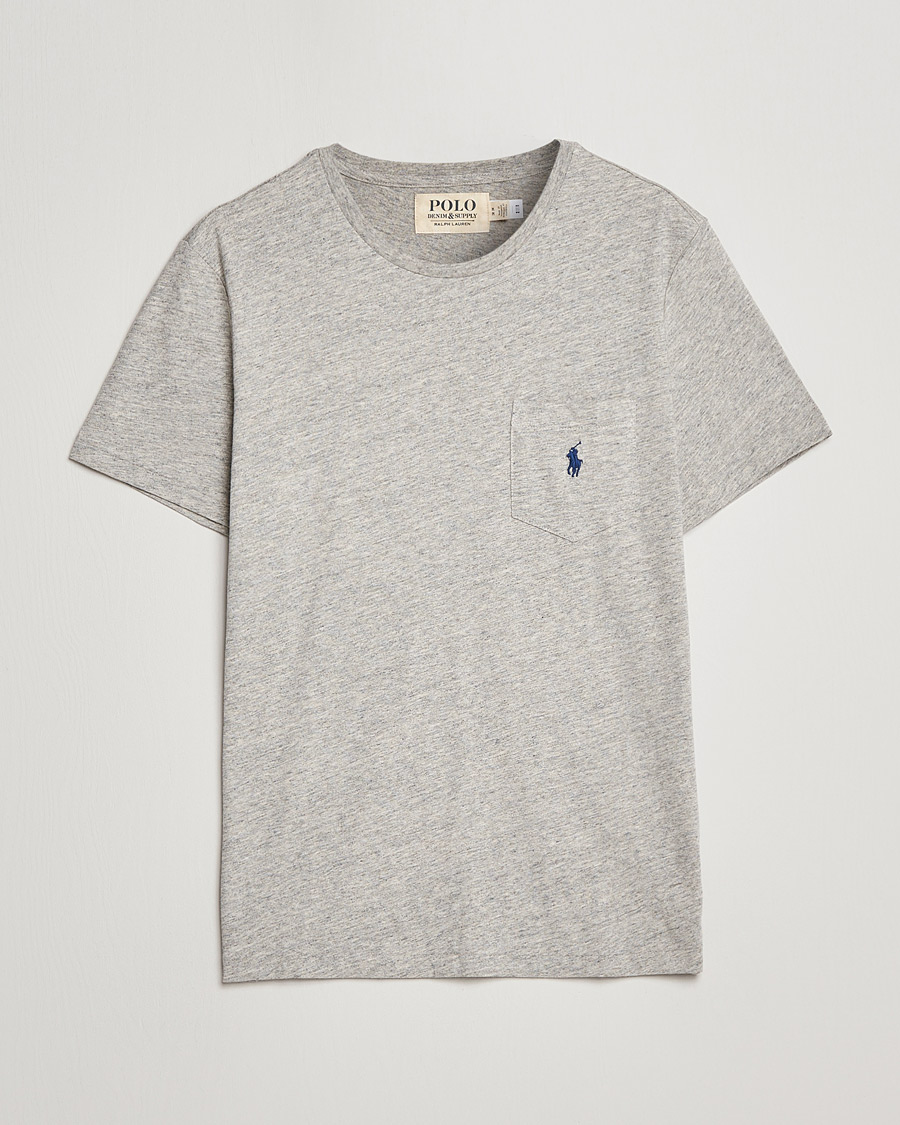 Herr | T-Shirts | Polo Ralph Lauren | Slub Jersey Crew Neck Tee Loft Heather