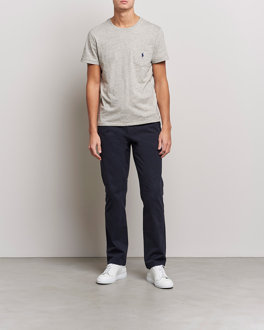 Herr | T-Shirts | Polo Ralph Lauren | Slub Jersey Crew Neck Tee Loft Heather