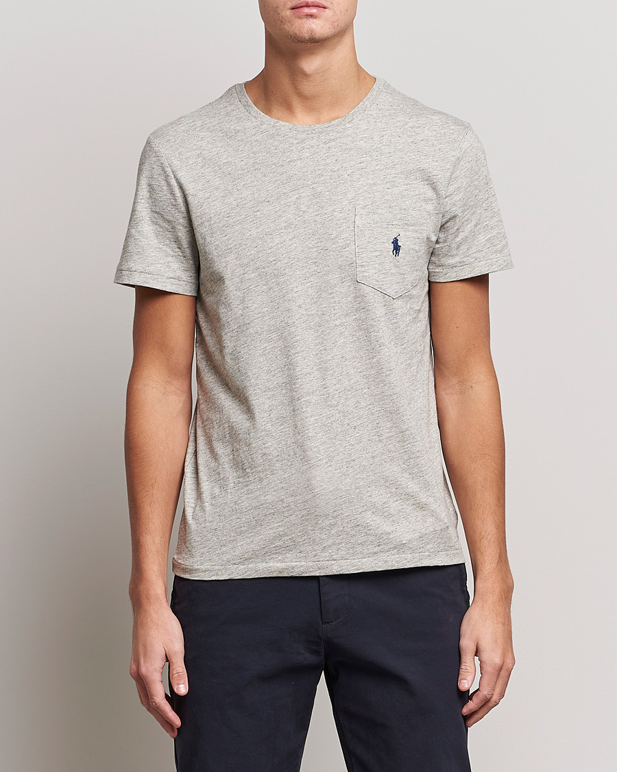 Herr | T-Shirts | Polo Ralph Lauren | Slub Jersey Crew Neck Tee Loft Heather