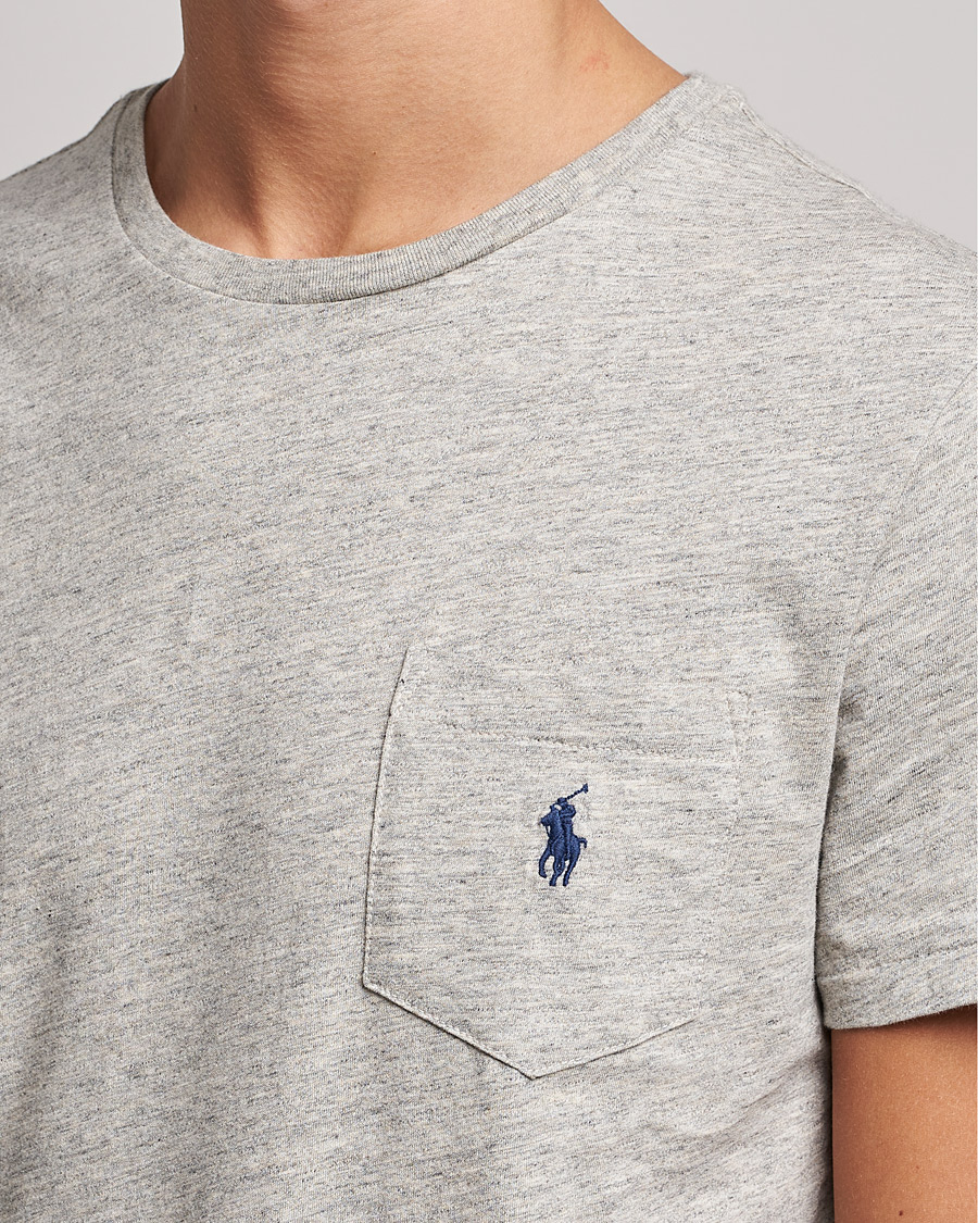 Herr | T-Shirts | Polo Ralph Lauren | Slub Jersey Crew Neck Tee Loft Heather