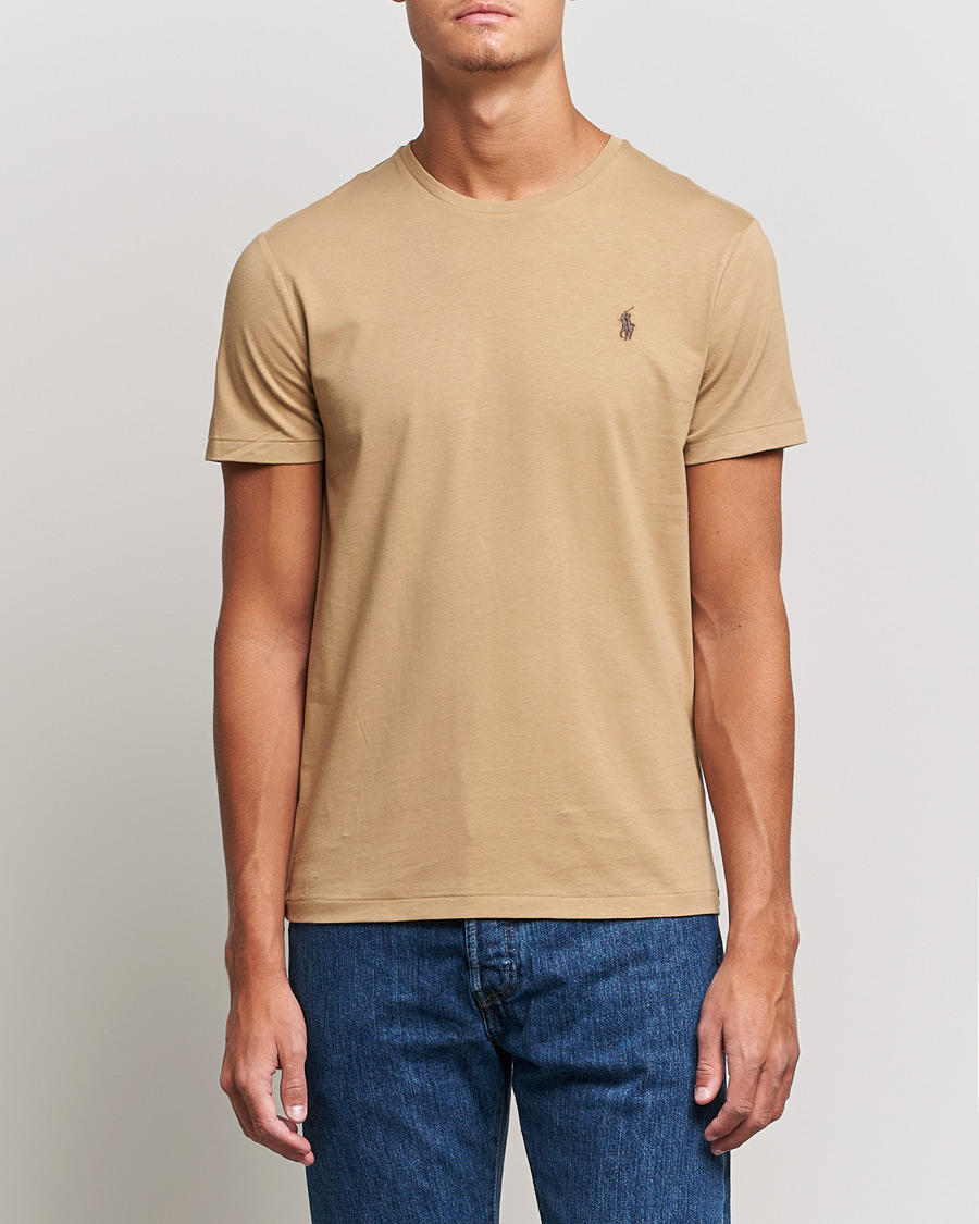 Herr | T-Shirts | Polo Ralph Lauren | Crew Neck Tee Luxury Tan