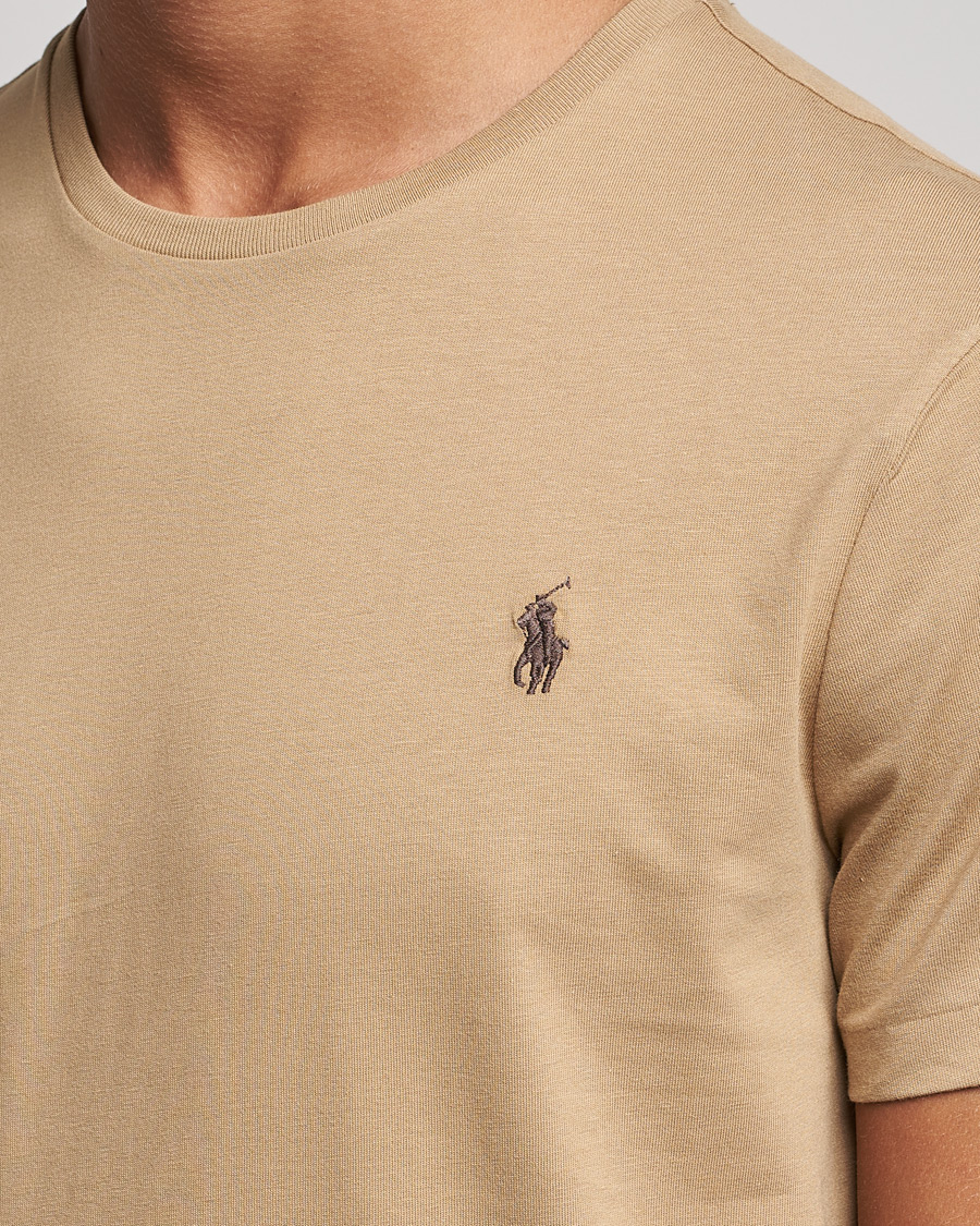Herr | T-Shirts | Polo Ralph Lauren | Crew Neck Tee Luxury Tan