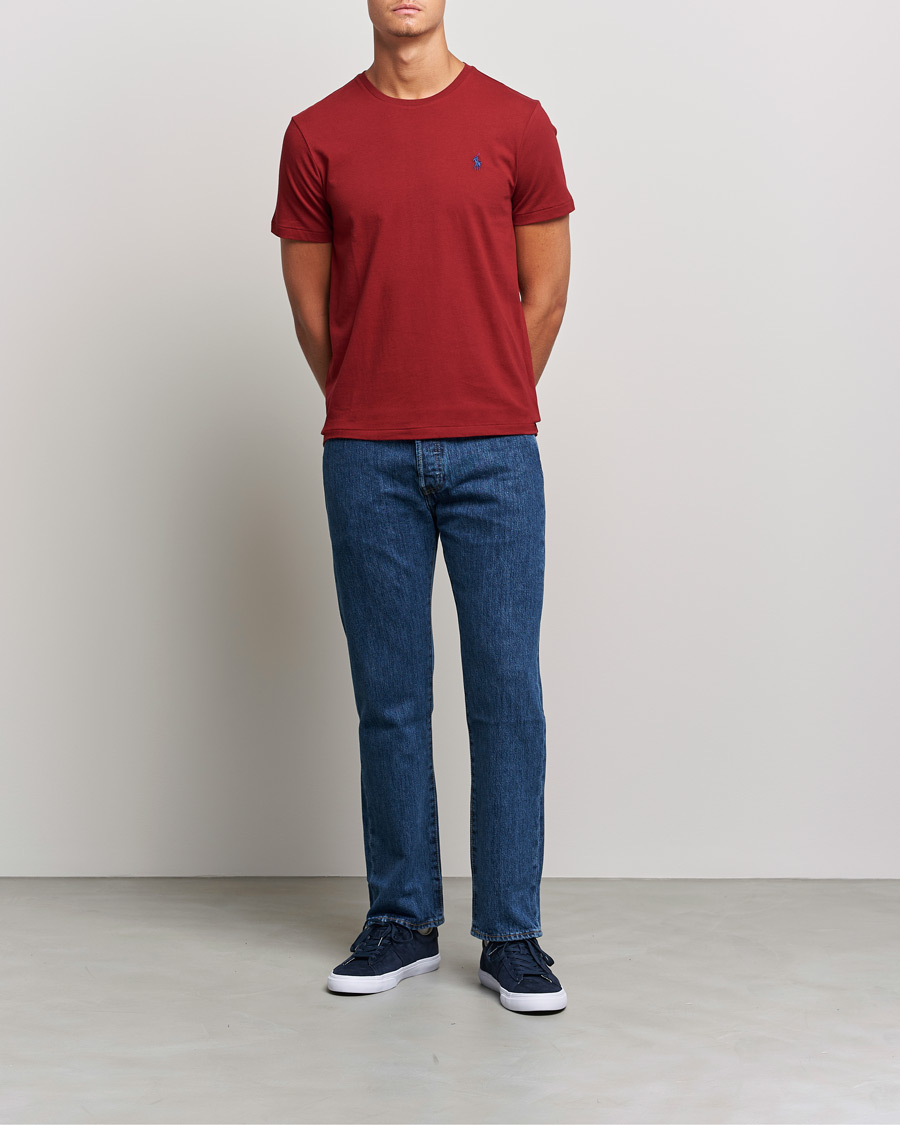 Herr | T-Shirts | Polo Ralph Lauren | Crew Neck Tee Holiday Red