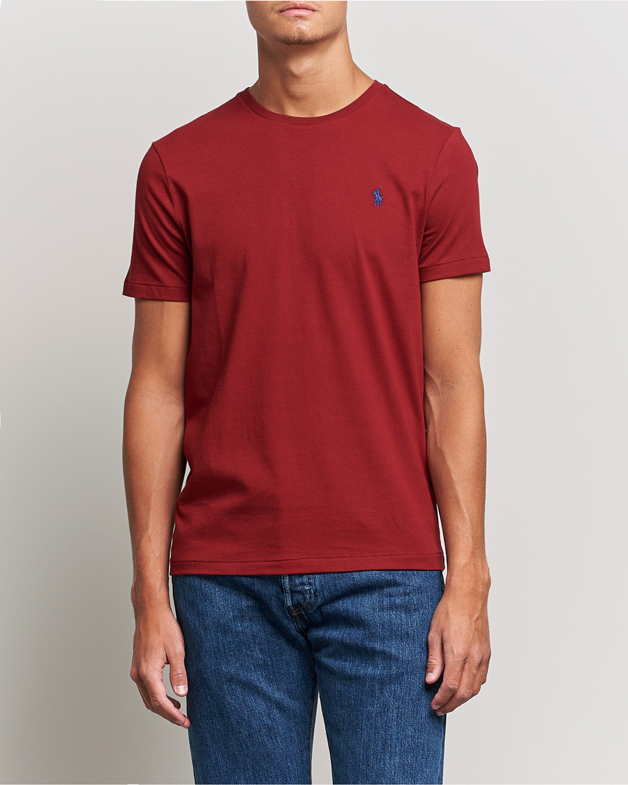 Herr | T-Shirts | Polo Ralph Lauren | Crew Neck Tee Holiday Red