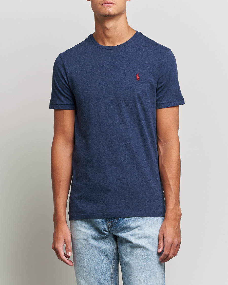 Herr | Kortärmade t-shirts | Polo Ralph Lauren | Crew Neck T-Shirt Spring Navy Heather