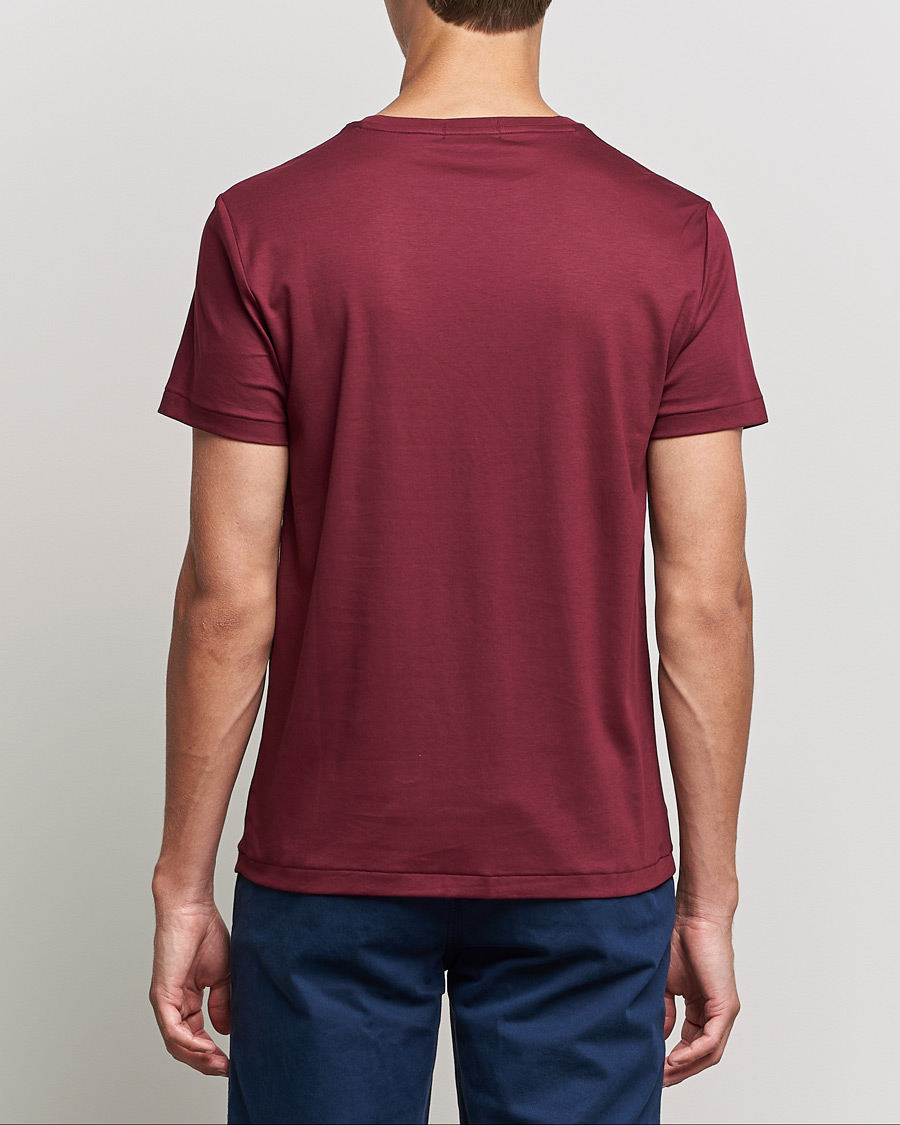 Herr | T-Shirts | Polo Ralph Lauren | Luxury Pima Cotton Crew Neck Tee Classic Wine