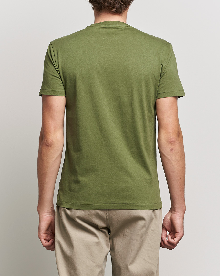 Herr | T-Shirts | Polo Ralph Lauren | Center Logo Crew Neck Tee Army Olive