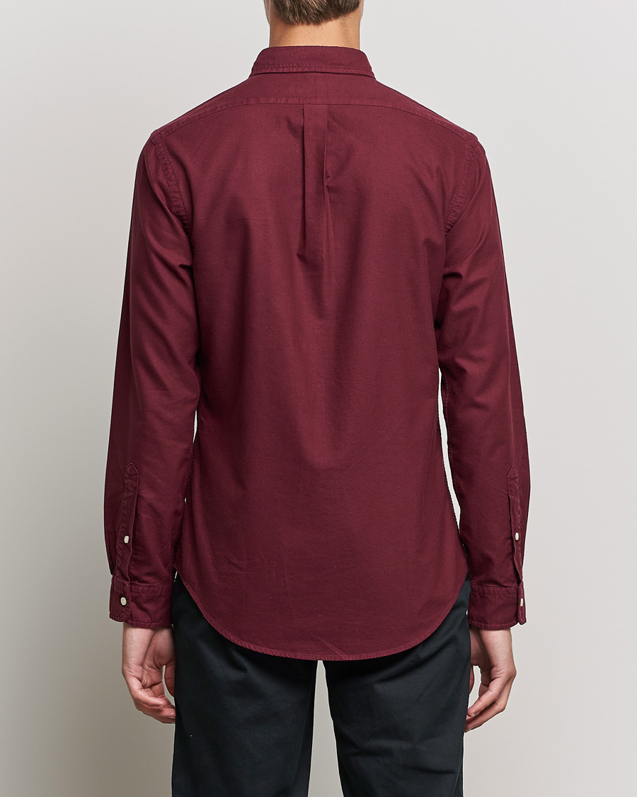 Herr | Skjortor | Polo Ralph Lauren | Slim Fit Garment Dyed Oxford Rich Ruby