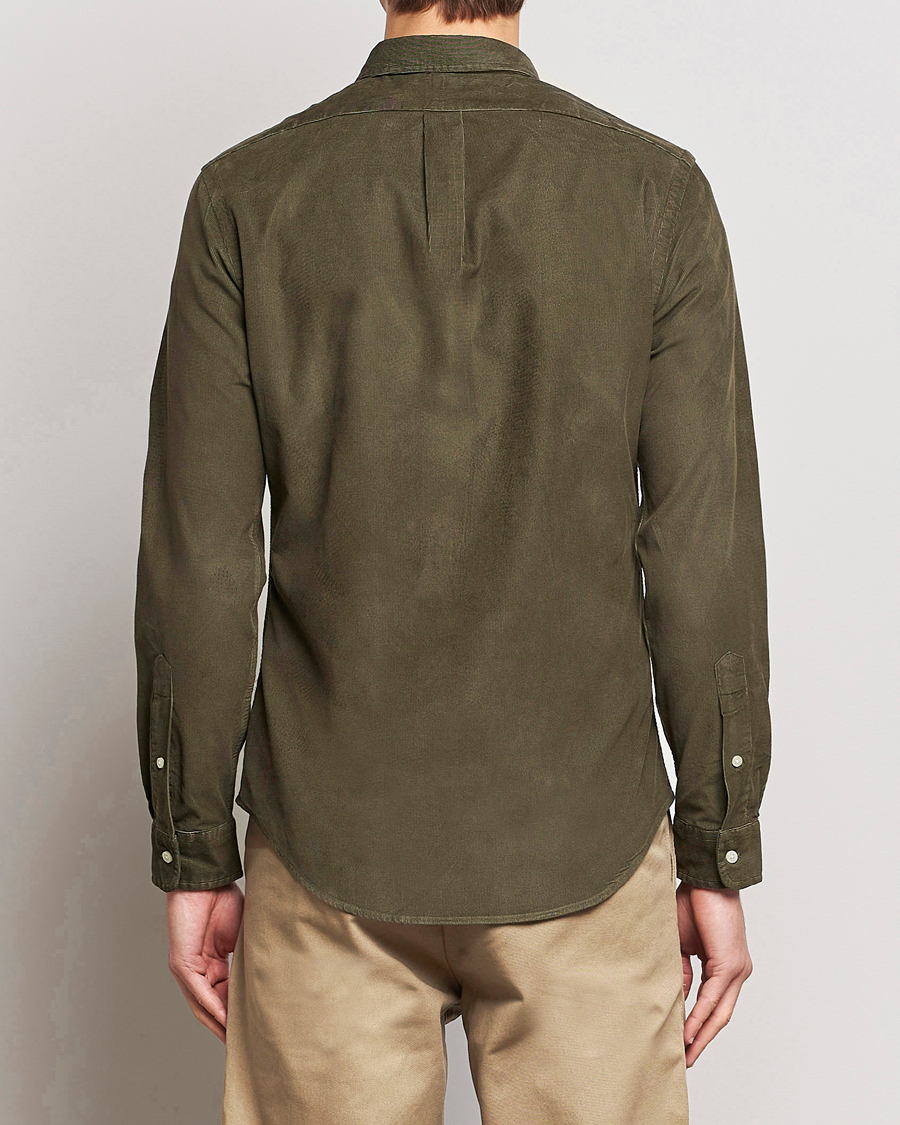 Herr | Skjortor | Polo Ralph Lauren | Slim Fit Corduroy Shirt Canopy Olive