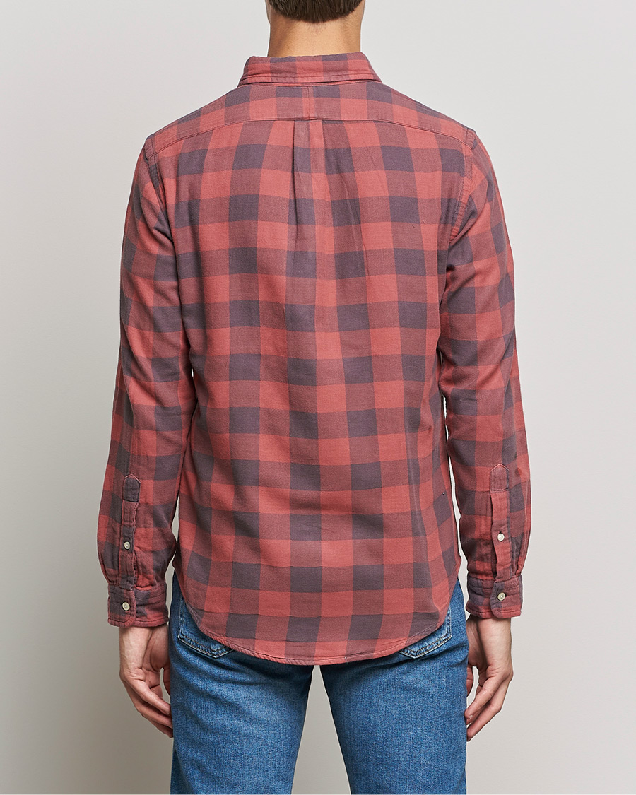 Herr | Skjortor | Polo Ralph Lauren | Custom Fit Double Faced Checked Shirt Red/Black