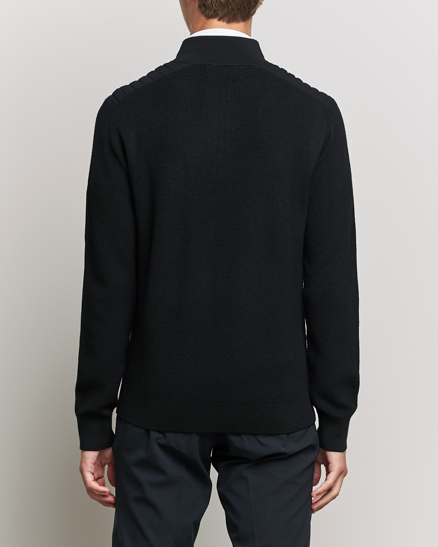Herr | Tröjor | RLX Ralph Lauren | Merino Half Zip Sweater Black