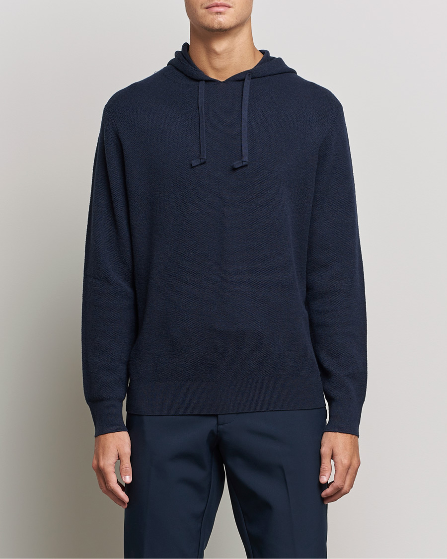Herr | Tröjor | RLX Ralph Lauren | Cashmere Hoodie College Navy