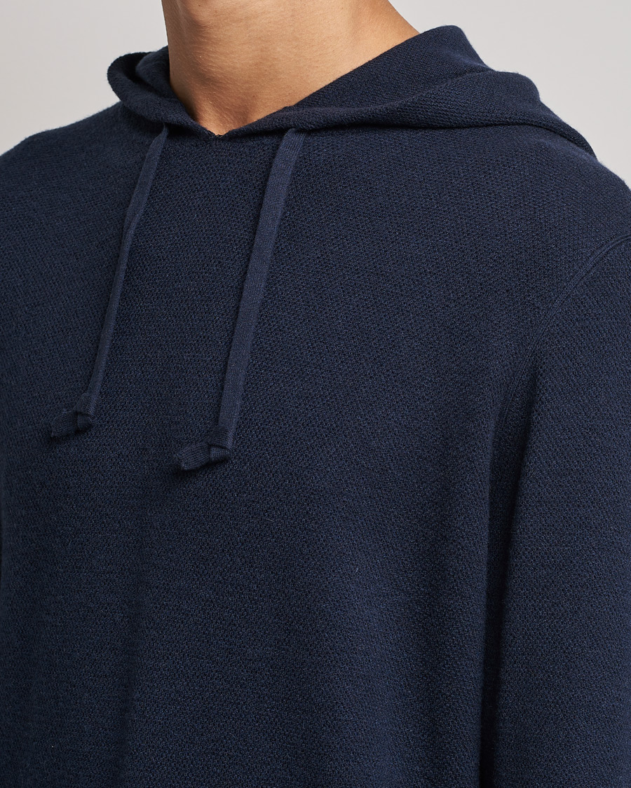 Herr | Tröjor | RLX Ralph Lauren | Cashmere Hoodie College Navy