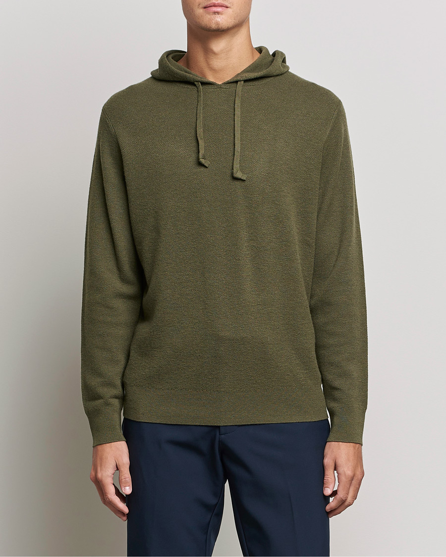 Herr | Tröjor | RLX Ralph Lauren | Cashmere Hoodie Defender Green