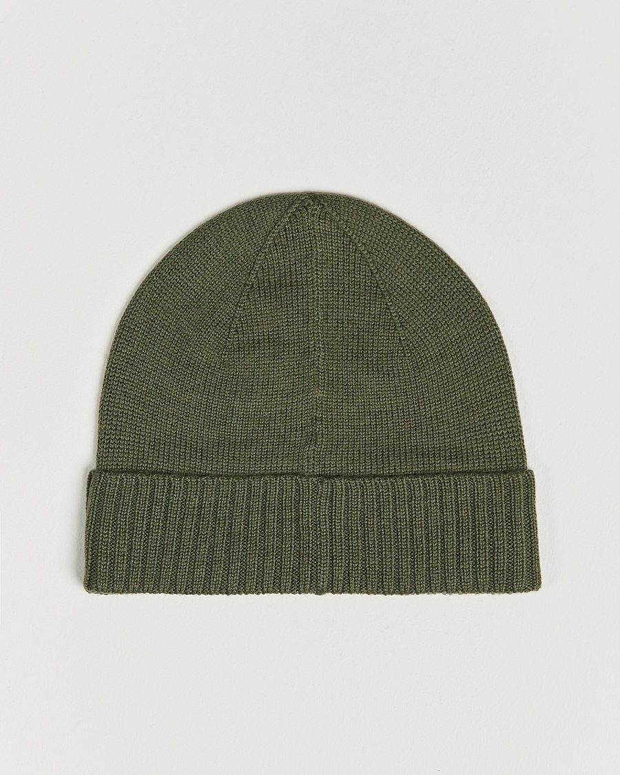 Herr | Polo Ralph Lauren Merino Wool Beanie Army Olive Heather | Polo Ralph Lauren | Merino Wool Beanie Army Olive Heather