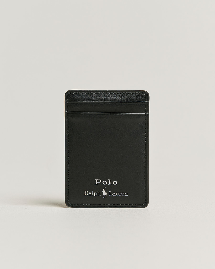 Herr | Polo Ralph Lauren Smooth Leather Phone Case Black | Polo Ralph Lauren | Smooth Leather Phone Case Black