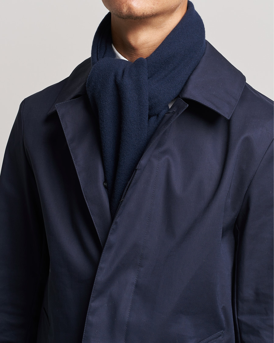 Herr | Polo Ralph Lauren Signature Wool Scarf Hunter Navy | Polo Ralph Lauren | Signature Wool Scarf Hunter Navy