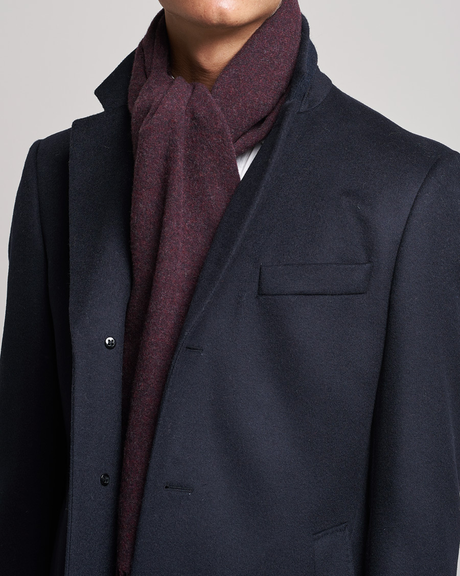 Herr | Polo Ralph Lauren Signature Wool Scarf Aged Wine Heather | Polo Ralph Lauren | Signature Wool Scarf Aged Wine Heather