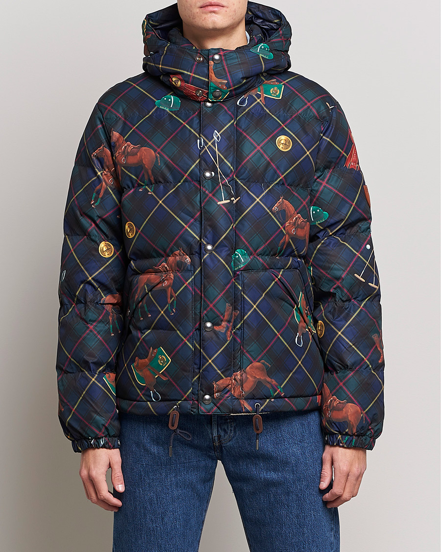 Herr | Jackor | Polo Ralph Lauren | Blackwatch Pony Puffer Jacket Multi