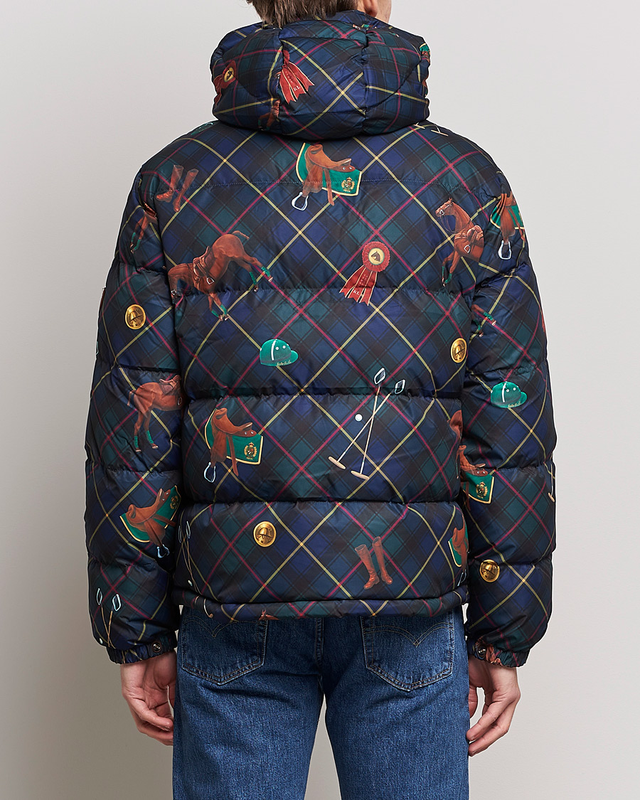 Herr | Jackor | Polo Ralph Lauren | Blackwatch Pony Puffer Jacket Multi
