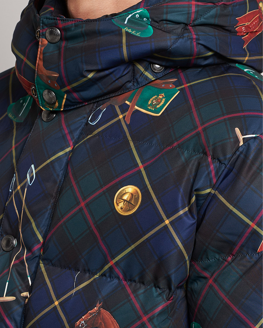Herr | Jackor | Polo Ralph Lauren | Blackwatch Pony Puffer Jacket Multi