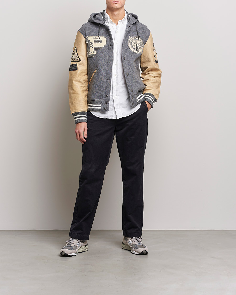 Herr | Jackor | Polo Ralph Lauren | Ski Varsity Lined Bomber Jacket Grey Heather
