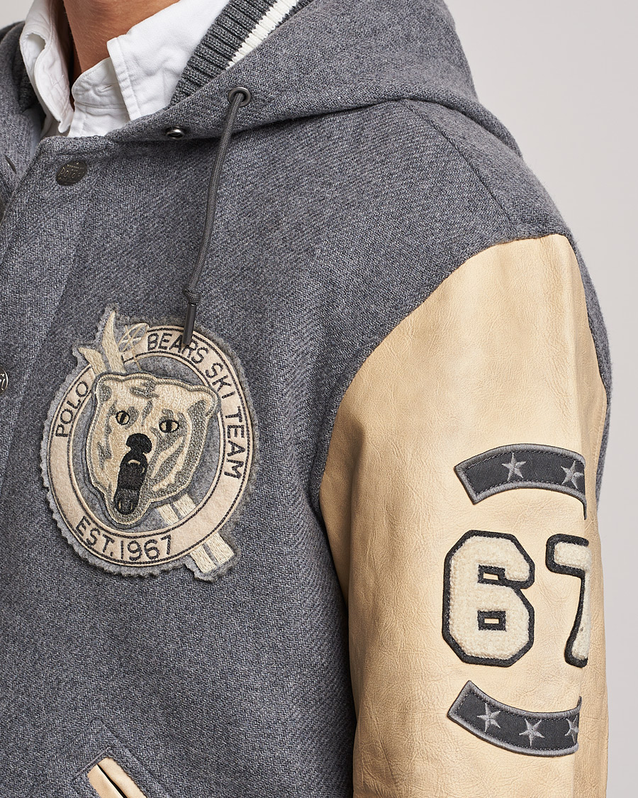 Herr | Jackor | Polo Ralph Lauren | Ski Varsity Lined Bomber Jacket Grey Heather