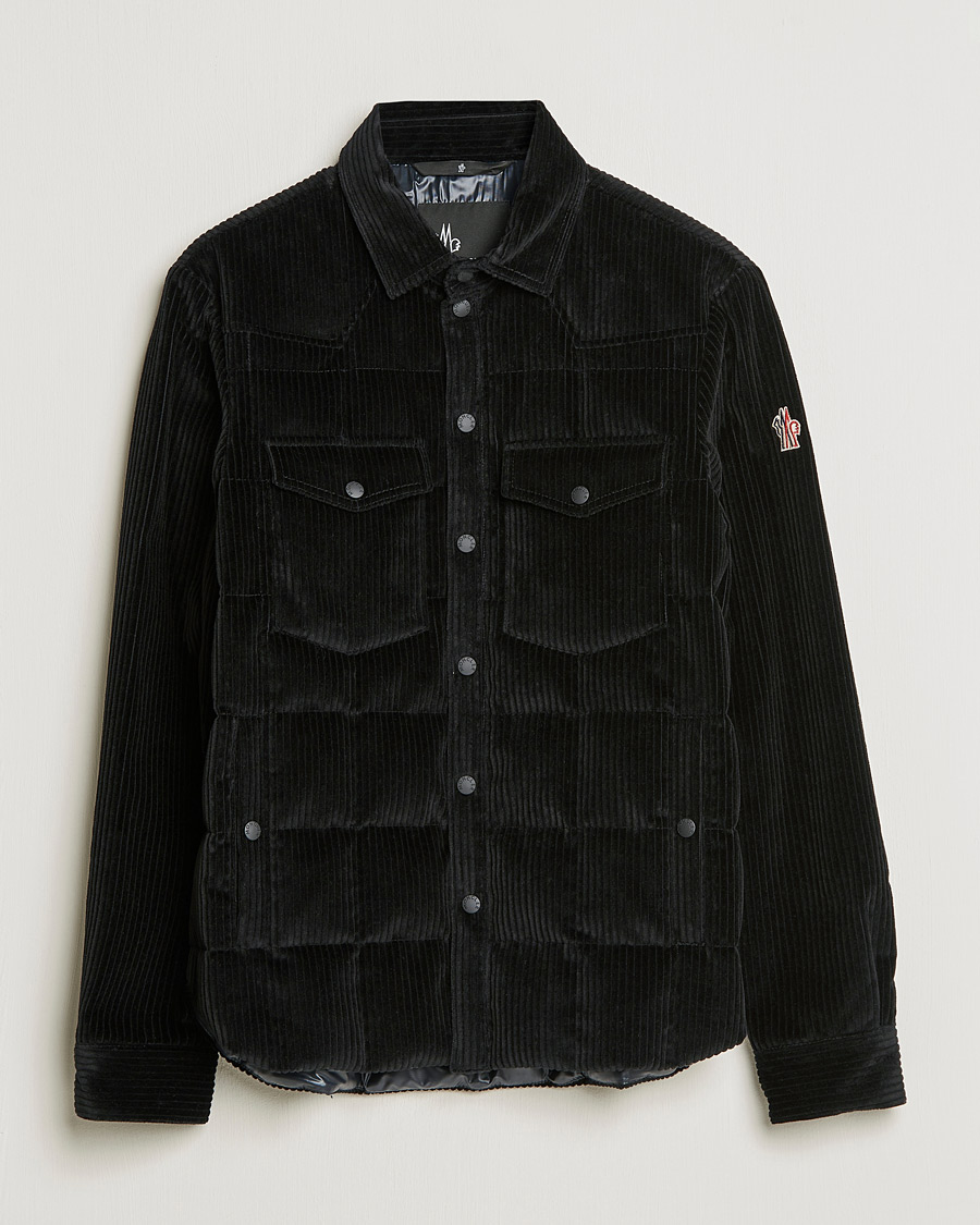 Herr | Active | Moncler Grenoble | Gelt Corduroy Shirt Jacket Black