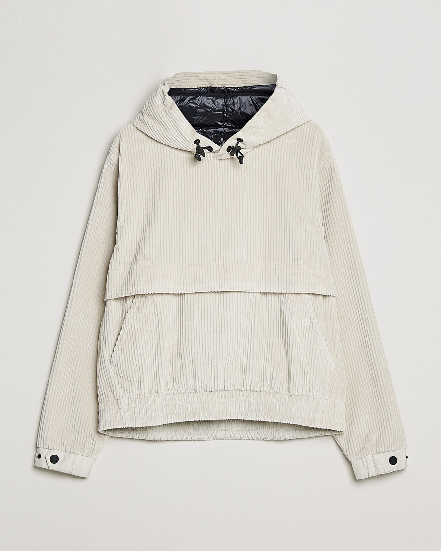 Herr | Jackor | Moncler Grenoble | Stretch Corduroy Hoodie Off White
