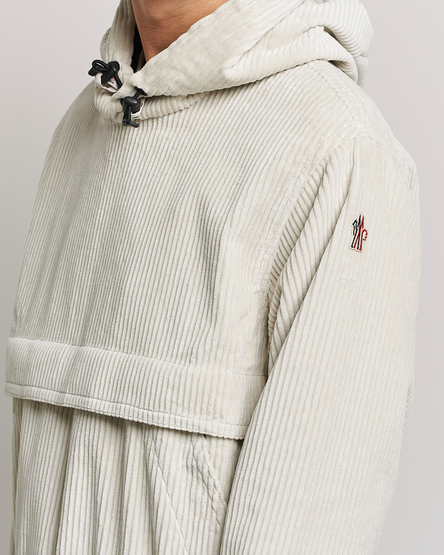 Herr | Jackor | Moncler Grenoble | Stretch Corduroy Hoodie Off White