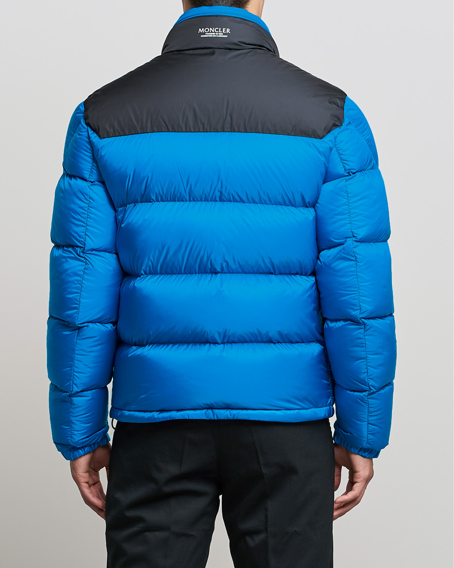 Herr | Jackor | Moncler | Peuplier Down Jacket Black/Sky Blue