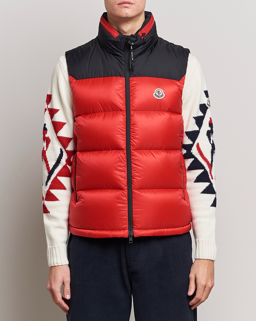 Herr | Jackor | Moncler | Ophrys Down Vest Black/Red